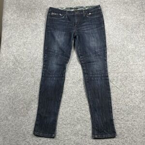 Joe's Jeans Chelsea‎ Fit Women's 31x33 Blue Dark Wash Whiskered Straight Denim